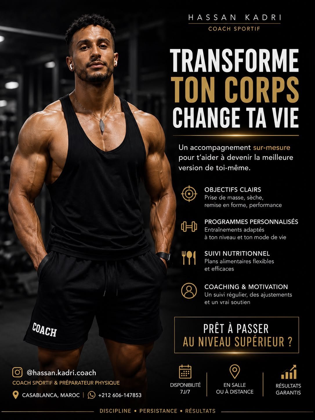 Transforme ton corps, change ta vie - Coach Hassan Kadri